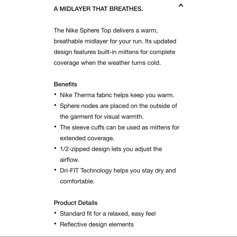 NIKE Black Sphere Thermal Pullover - Picture 12 of 13